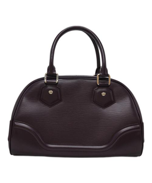 LOUIS VUITTON（ルイ ヴィトン）LOUIS VUITTON (ルイ ヴィトン) エピ ボーリングモンテーニュPM パープルの古着・服飾アイテム