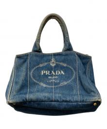 PRADA（プラダ）の古着「トートバッグ」｜インディゴ