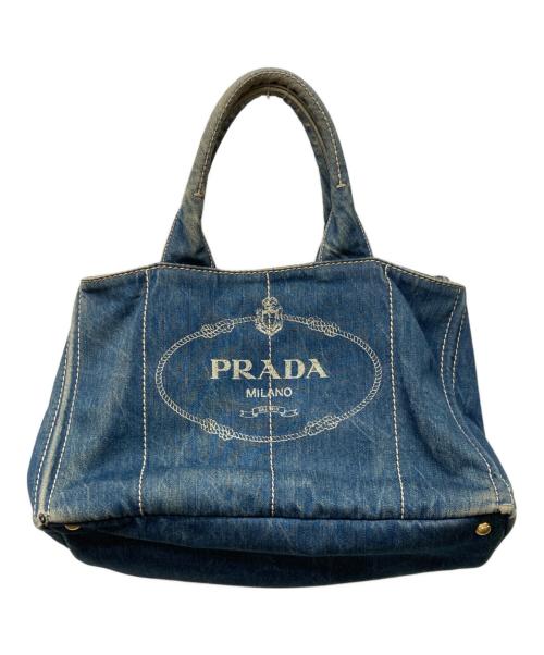 PRADA（プラダ）PRADA (プラダ) トートバッグ インディゴの古着・服飾アイテム