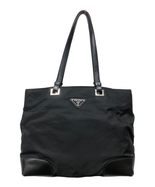 PRADA（プラダ）PRADA (プラダ) ナイロントートバッグ ブラックの古着・服飾アイテム