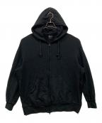 s'yteサイト）の古着「French terry Big zip up hoodie」｜ブラック