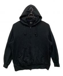 s'yte（サイト）の古着「French terry Big zip up hoodie」｜ブラック
