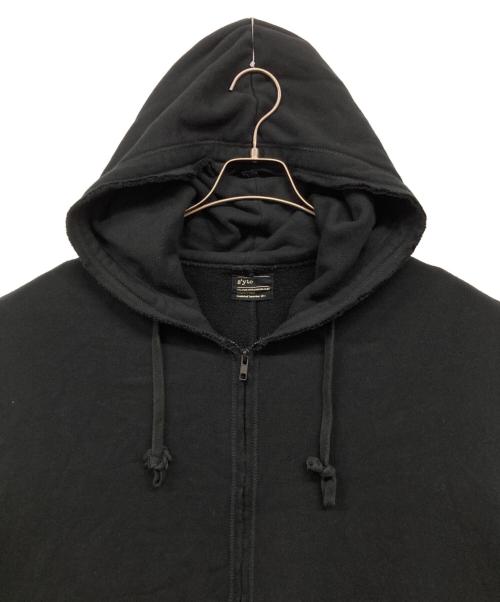 s'yte（サイト）s'yte (サイト) French terry Big zip up hoodie ブラック サイズ:Mの古着・服飾アイテム