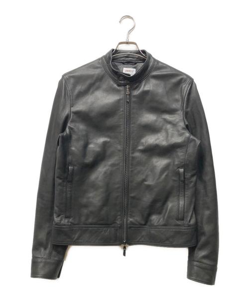 EMMETI（エンメティ）EMMETI (エンメティ) ラムレザージャケット ブラック サイズ:48の古着・服飾アイテム