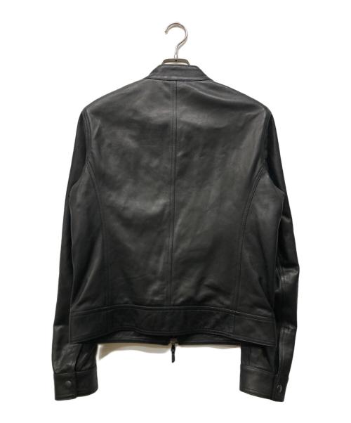 EMMETI（エンメティ）EMMETI (エンメティ) ラムレザージャケット ブラック サイズ:48の古着・服飾アイテム