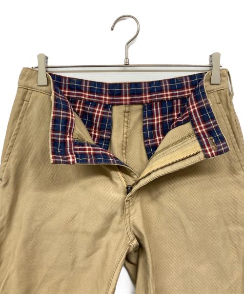 COMME des GARCONS HOMME（コムデギャルソン オム）COMME des GARCONS HOMME (コムデギャルソン オム) ストレートパンツ ベージュ サイズ:SSの古着・服飾アイテム