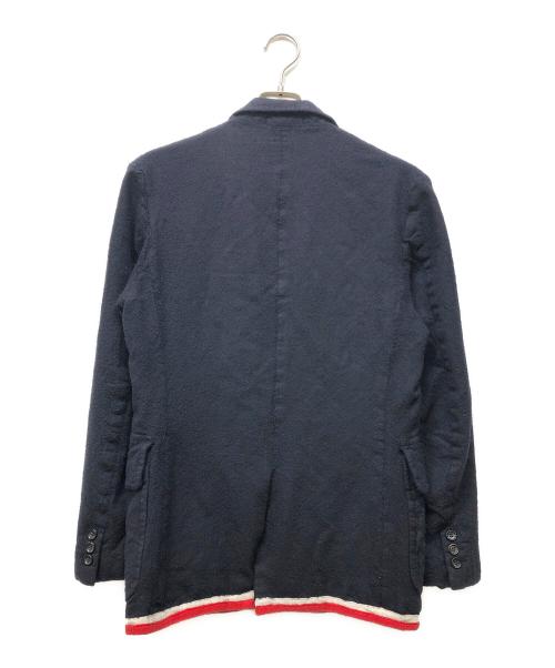 COMME des GARCONS HOMME（コムデギャルソン オム）COMME des GARCONS HOMME (コムデギャルソン オム) テーラードジャケット ネイビー サイズ:SSの古着・服飾アイテム