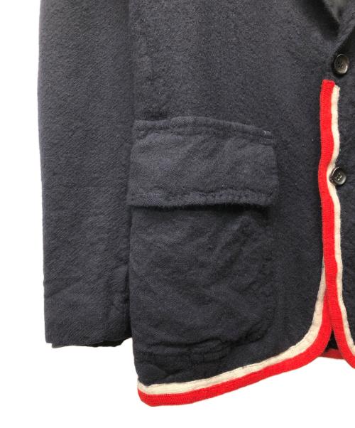 COMME des GARCONS HOMME（コムデギャルソン オム）COMME des GARCONS HOMME (コムデギャルソン オム) テーラードジャケット ネイビー サイズ:SSの古着・服飾アイテム