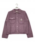 Carhartt WIPカーハート ワーク イン プログレス）の古着「W’MICHIGAN SWEATER」｜パープル