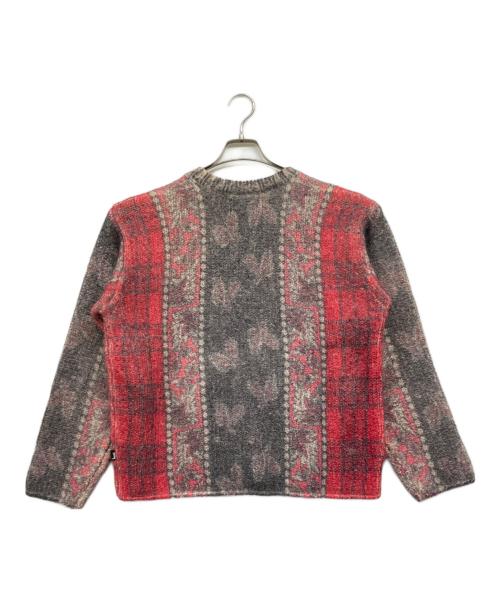 stussy（ステューシー）stussy (ステューシー) 厚手ニット レッド サイズ:Sの古着・服飾アイテム
