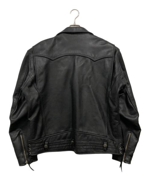 HARLEY-DAVIDSON（ハーレーダビッドソン）HARLEY-DAVIDSON (ハーレーダビッドソン) ダブルライダースジャケット ブラック サイズ:XXLの古着・服飾アイテム
