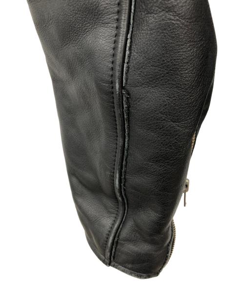 HARLEY-DAVIDSON（ハーレーダビッドソン）HARLEY-DAVIDSON (ハーレーダビッドソン) ダブルライダースジャケット ブラック サイズ:XXLの古着・服飾アイテム