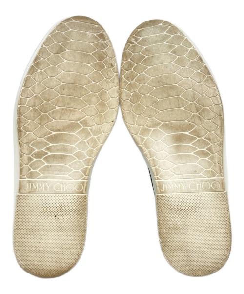 JIMMY CHOO（ジミーチュウ）JIMMY CHOO (ジミーチュウ) スタースタッズスリッポン ネイビー サイズ:40の古着・服飾アイテム