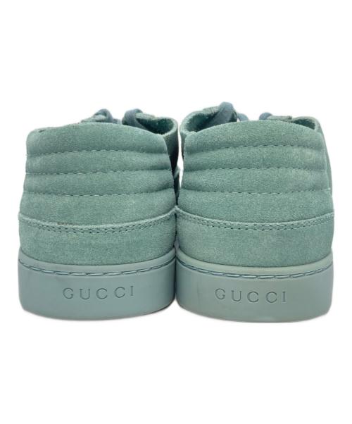 GUCCI（グッチ）GUCCI (グッチ) ローカットスニーカー ブルー サイズ:6の古着・服飾アイテム