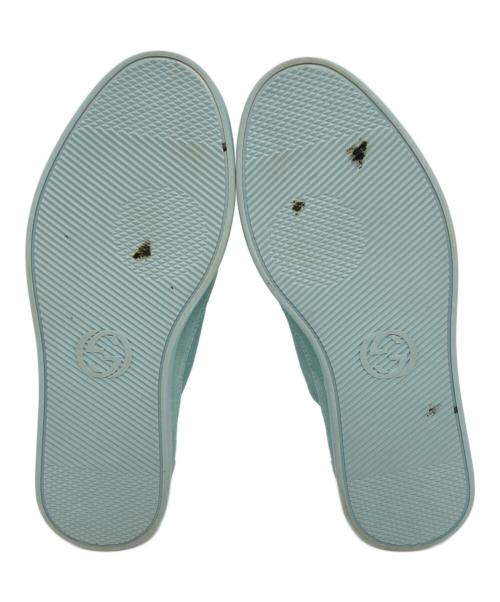 GUCCI（グッチ）GUCCI (グッチ) ローカットスニーカー ブルー サイズ:6の古着・服飾アイテム