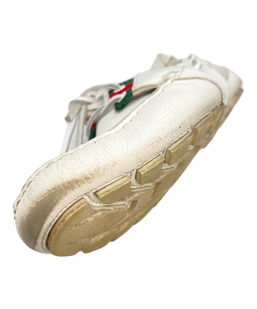 GUCCI（グッチ）GUCCI (グッチ) ドライビングシューズ ホワイト サイズ:6の古着・服飾アイテム