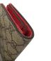 中古・古着 GUCCI (グッチ) 2つ折り財布 レッド×ブラウン：30000円