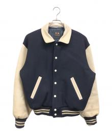 VAN（ヴァン）の古着「スタジャン」｜ネイビー