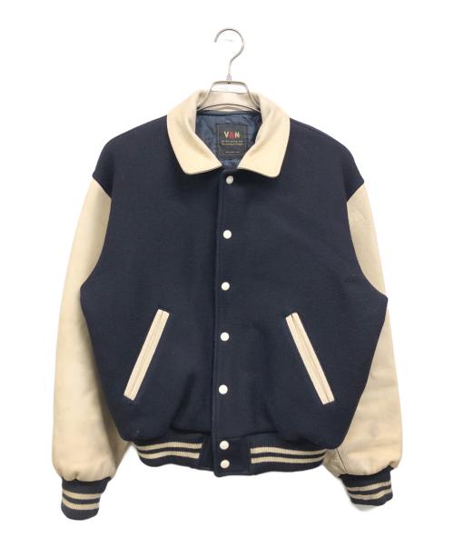 VAN（ヴァン）VAN (ヴァン) スタジャン ネイビー サイズ:Lの古着・服飾アイテム