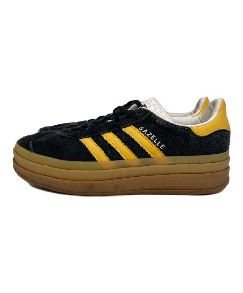 adidas（アディダス）adidas (アディダス) ガゼルボールド ブラック×イエロー サイズ:24㎝の古着・服飾アイテム
