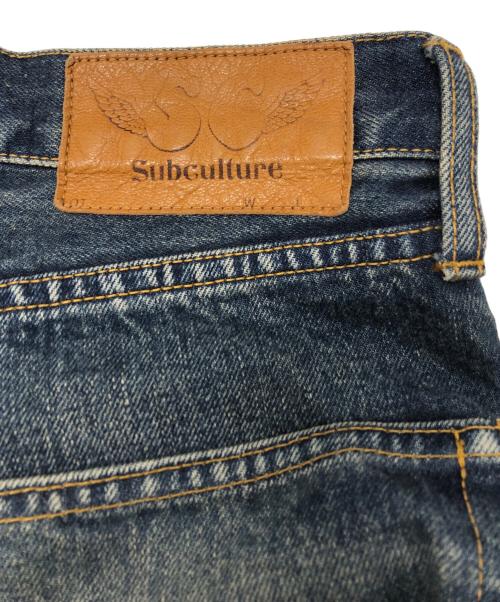 Subculture（サブカルチャー）Subculture (サブカルチャー) 66 加工セルヴィッジデニムパンツ インディゴ サイズ:1の古着・服飾アイテム