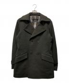 BURBERRY BLACK LABELバーバリーブラックレーベル）の古着「Pコート」｜グリーン