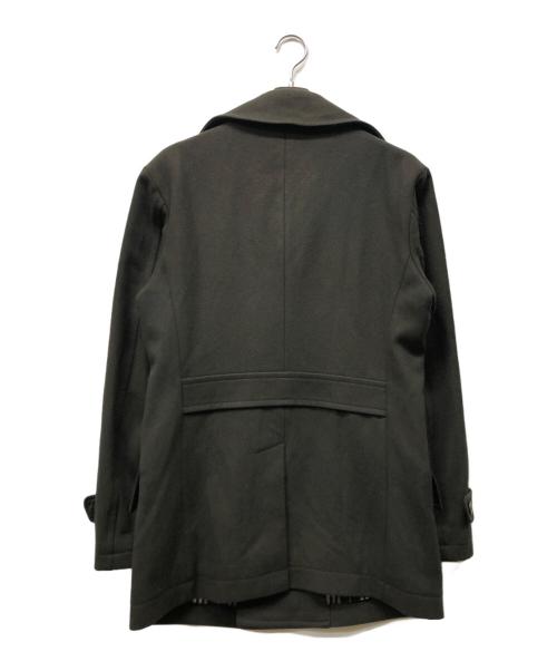 BURBERRY BLACK LABEL（バーバリーブラックレーベル）BURBERRY BLACK LABEL (バーバリーブラックレーベル) Pコート グリーン サイズ:Lの古着・服飾アイテム
