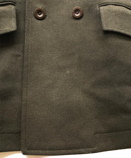 BURBERRY BLACK LABEL（バーバリーブラックレーベル）BURBERRY BLACK LABEL (バーバリーブラックレーベル) Pコート グリーン サイズ:Lの古着・服飾アイテム