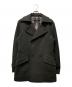 BURBERRY BLACK LABEL（バーバリーブラックレーベル）の古着「Pコート」｜グリーン