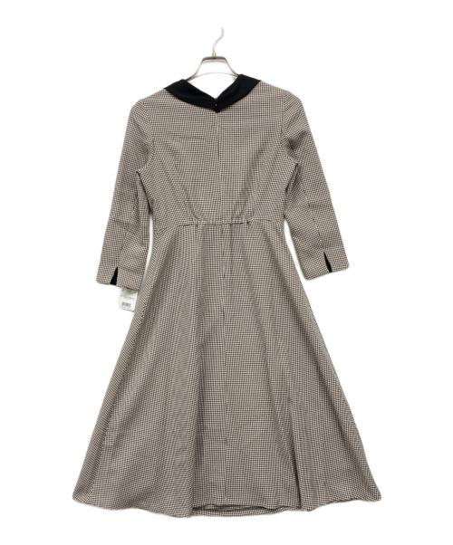 STRAWBERRY FIELDS（ストロベリーフィールズ）STRAWBERRY FIELDS (ストロベリーフィールズ) サイドリボンネックワンピース ブラック サイズ:2の古着・服飾アイテム