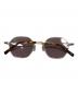 john lenon (ジョンレノン) サングラス ブラウン：6000円