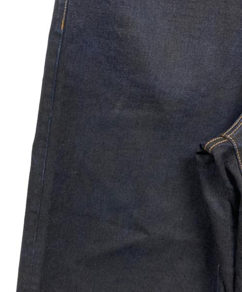 sacai（サカイ）sacai (サカイ) BELTED BAGGY FLAIR DENIM PANTS ネイビーの古着・服飾アイテム