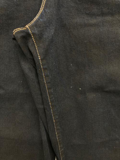sacai（サカイ）sacai (サカイ) BELTED BAGGY FLAIR DENIM PANTS ネイビーの古着・服飾アイテム