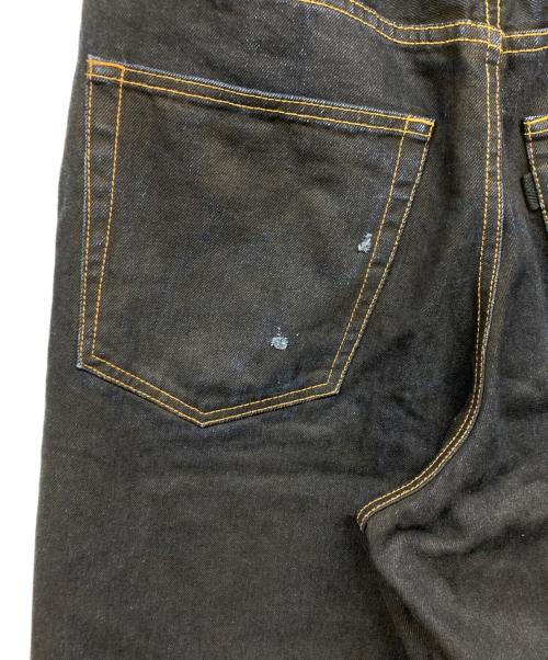 sacai（サカイ）sacai (サカイ) BELTED BAGGY FLAIR DENIM PANTS ネイビーの古着・服飾アイテム
