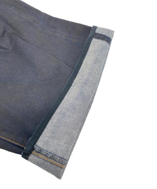sacai（サカイ）sacai (サカイ) BELTED BAGGY FLAIR DENIM PANTS ネイビーの古着・服飾アイテム