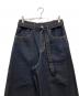 sacai (サカイ) BELTED BAGGY FLAIR DENIM PANTS ネイビー：30000円