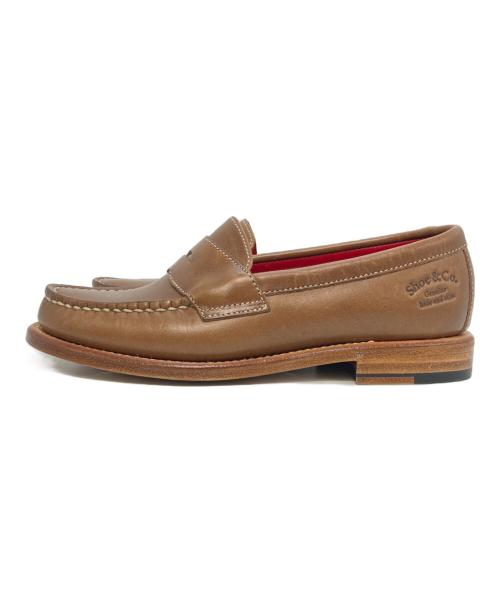 shoe&co（シューアンドコー）SHOE&CO (シューアンドコー) ローファー ブラウン サイズ:23の古着・服飾アイテム