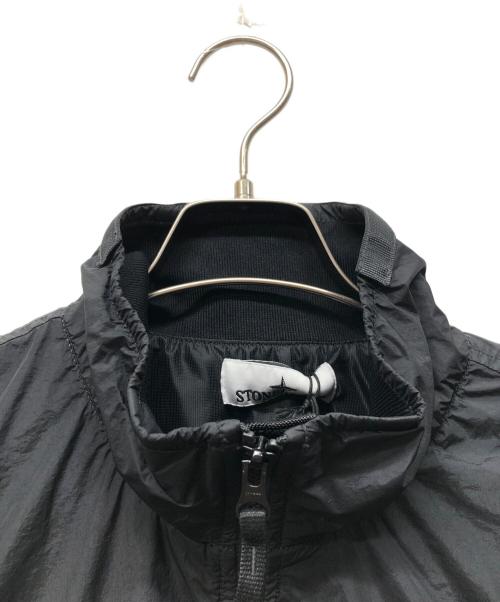 STONE ISLAND（ストーンアイランド）STONE ISLAND (ストーンアイランド) ガーメントダイジップアップジャケット ブラック サイズ:Mの古着・服飾アイテム