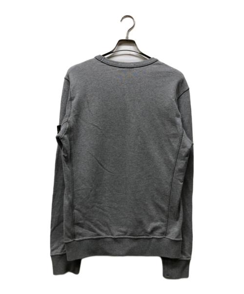 STONE ISLAND（ストーンアイランド）STONE ISLAND (ストーンアイランド) Vガゼットスウェット グレー サイズ:Mの古着・服飾アイテム