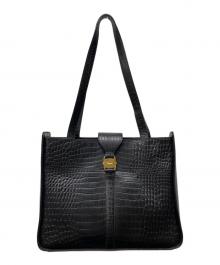 Salvatore Ferragamo（サルヴァトーレ フェラガモ）の古着「ハンドバッグ」｜ブラック