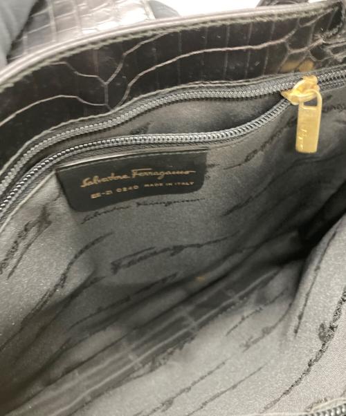 Salvatore Ferragamo（サルヴァトーレ フェラガモ）Salvatore Ferragamo (サルヴァトーレ フェラガモ) ハンドバッグ ブラックの古着・服飾アイテム