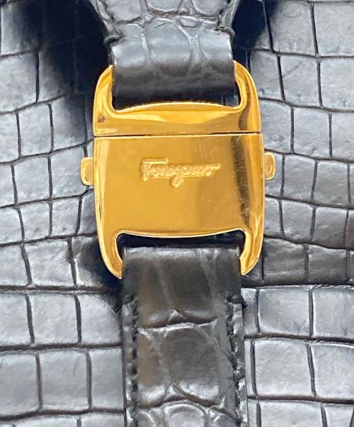 Salvatore Ferragamo（サルヴァトーレ フェラガモ）Salvatore Ferragamo (サルヴァトーレ フェラガモ) ハンドバッグ ブラックの古着・服飾アイテム