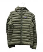 Patagoniaパタゴニア）の古着「Down Sweater Hoody」｜カーキ