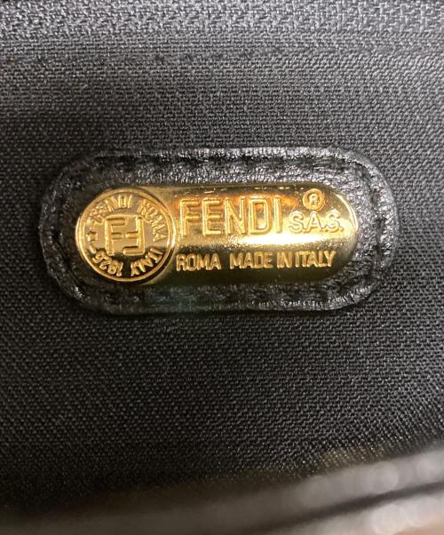 FENDI（フェンディ）FENDI (フェンディ) ターンロックハンドバッグ ブラックの古着・服飾アイテム
