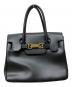 FENDI（フェンディ）の古着「ターンロックハンドバッグ」｜ブラック