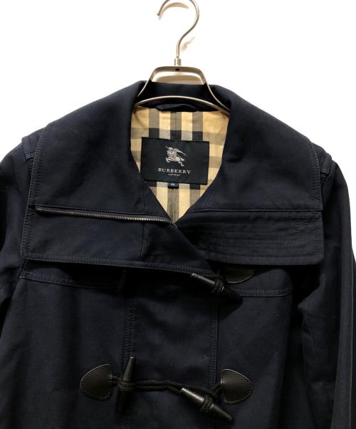 BURBERRY LONDON（バーバリーロンドン）BURBERRY LONDON (バーバリーロンドン) スタンドカラーダッフルコート ネイビー サイズ:38の古着・服飾アイテム