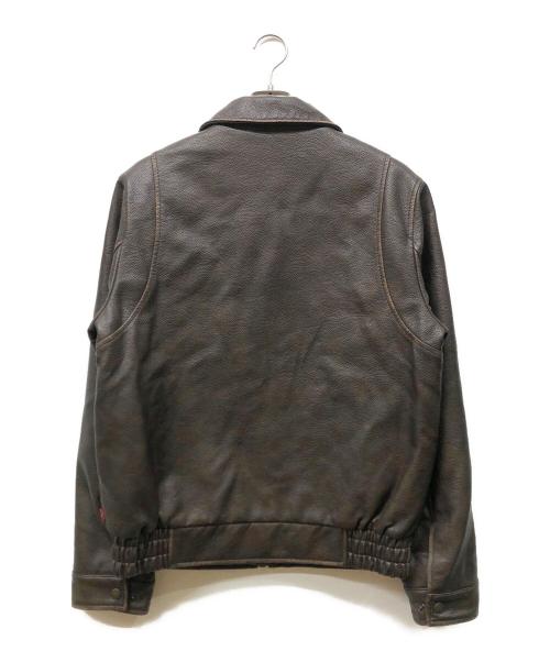 LEVI'S（リーバイス）LEVI'S (リーバイス) フェイクレザージャケット ブラウン サイズ:Sの古着・服飾アイテム