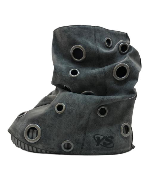 YELLO（イエロ）YELLO (イエロ) MERCURIO SHORT BOOTS グレー サイズ:Sの古着・服飾アイテム