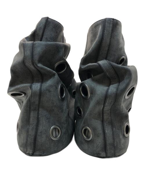 YELLO（イエロ）YELLO (イエロ) MERCURIO SHORT BOOTS グレー サイズ:Sの古着・服飾アイテム