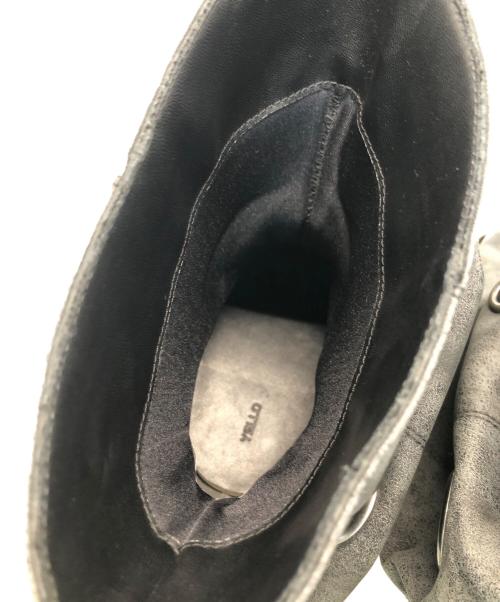 YELLO（イエロ）YELLO (イエロ) MERCURIO SHORT BOOTS グレー サイズ:Sの古着・服飾アイテム